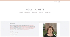 Desktop Screenshot of mollyametz.com